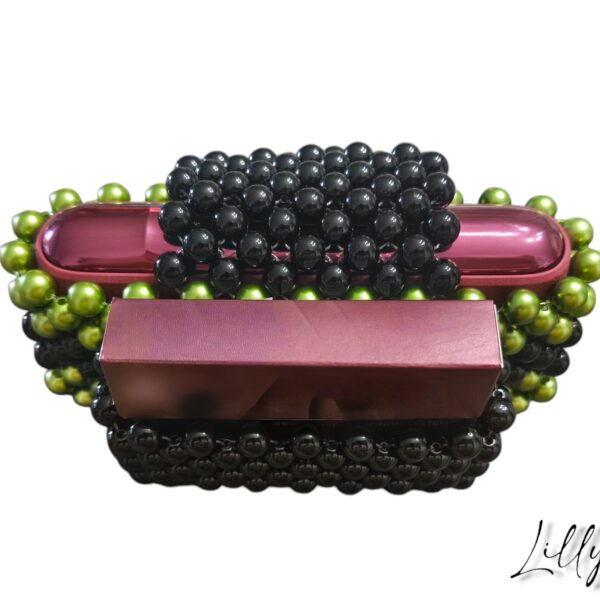 Portasigarette nero e verde