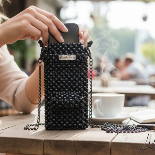 Porta cellulare nero