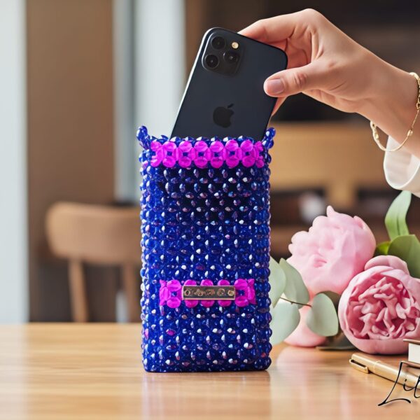 Porta cellulare viola