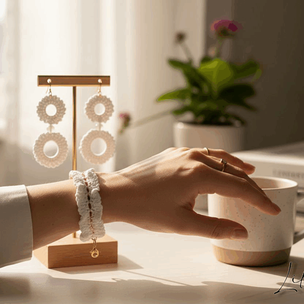 Set bracciale e orecchini